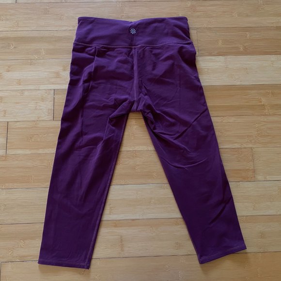 Athleta Women's Capri High Rise Leggings - Deep Crocus Violet - Sz Medium - Picture 6 of 6